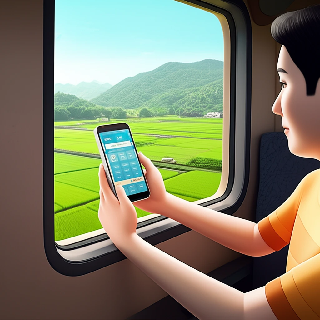 다시역 하행선 풍경