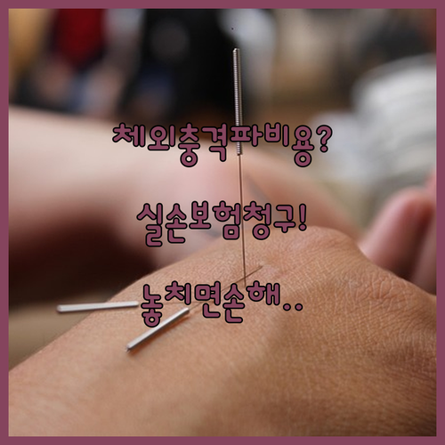 실손보험으로 체외충격파 비용 돌려받기 | 청구 서류와 심사 기준