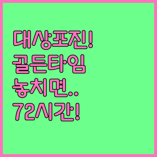 대상포진 치료의 핵심 72시간 골든타임 | 초기 증상과 예방백신 접종 시기